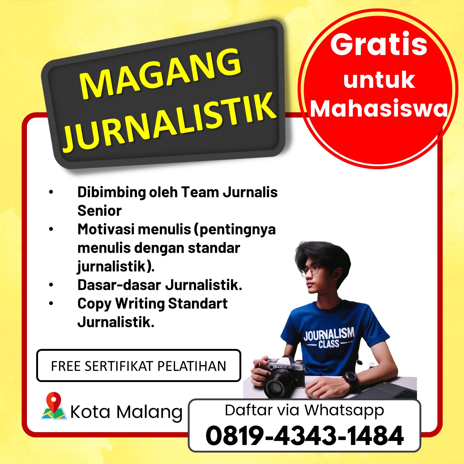 Workshop Jurnalistik di Malang: Belajar dari Ahli 