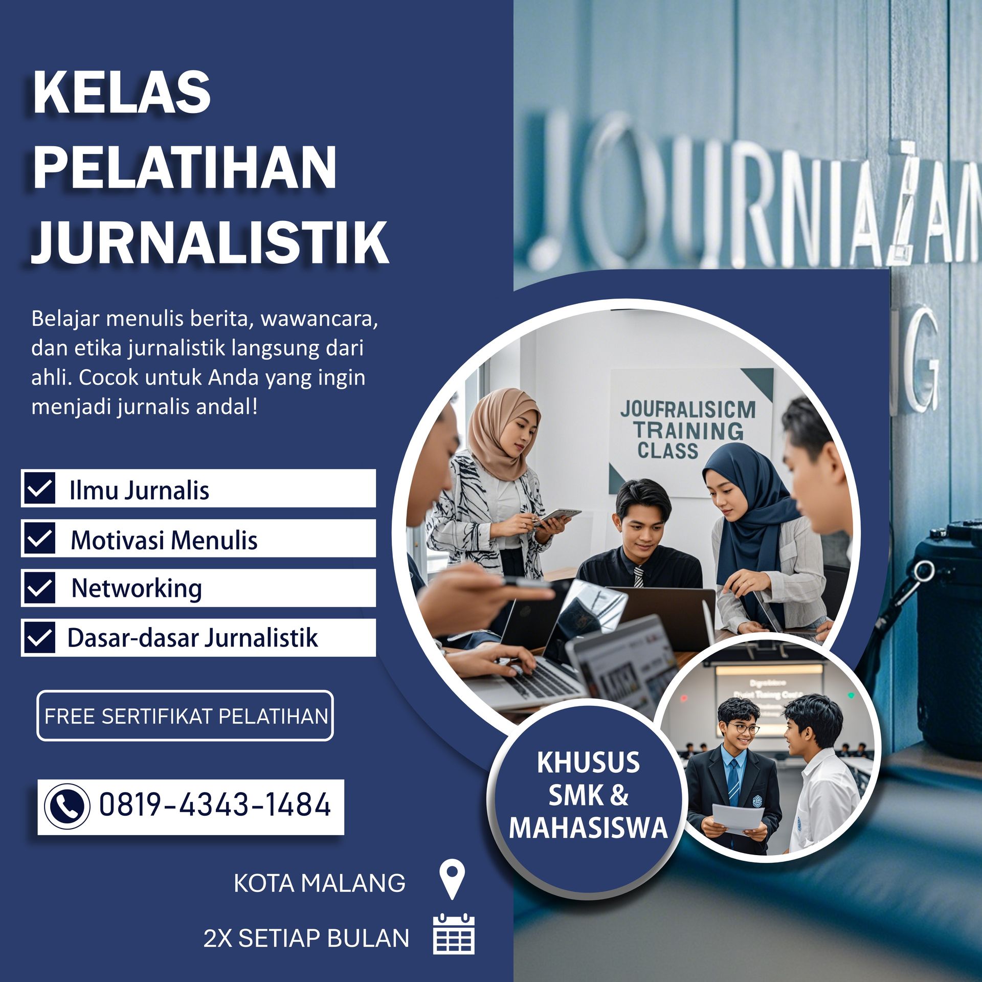 Program Jurnalistik Terbaik di Malang, Lengkap & Profesional